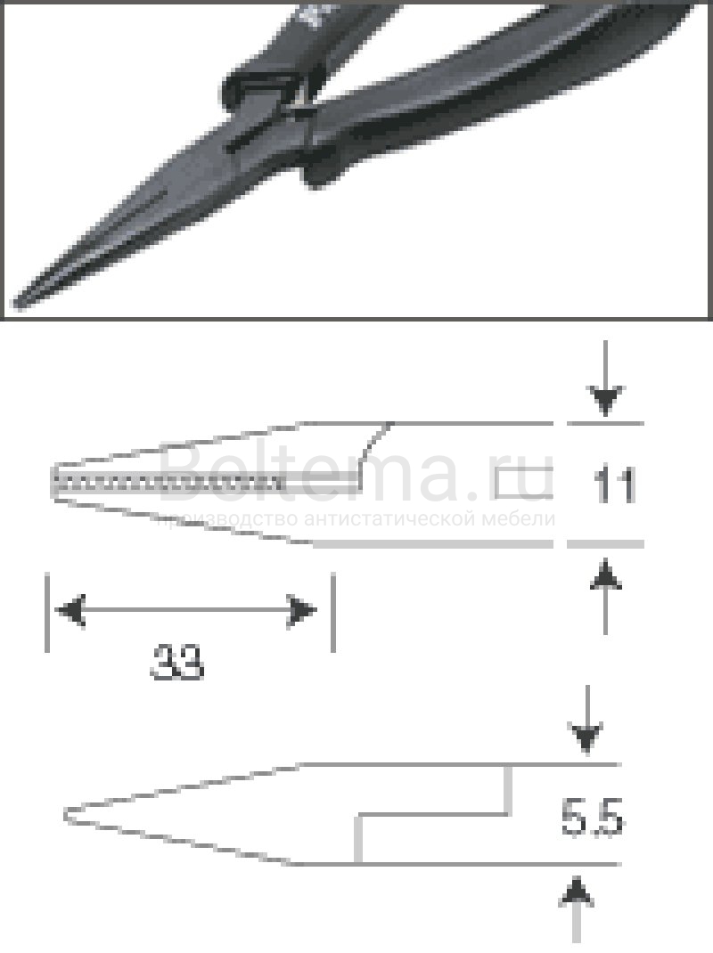 Плоскогубцы 1PK-256C
