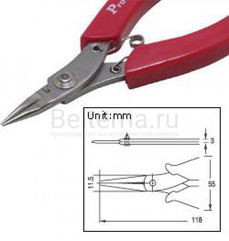 Плоскогубцы 1PK-396B