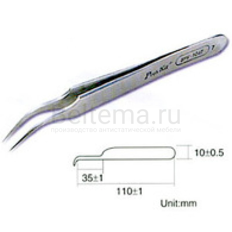 Пинцет 1PK-104T